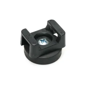 Neodymium magneetsysteem in rubber zadel Ø 18 x 13 mm - M4