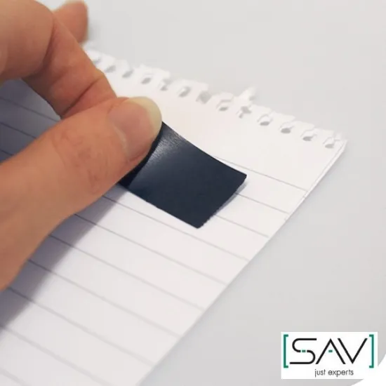 Magnetic adhesive tape on dispenser, SAV 240.99-LM1