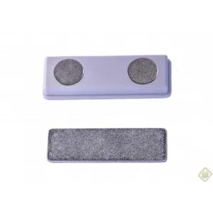 Magnetic nameplate holder.