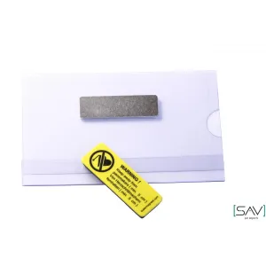 Magnetischen Namensschildhalter.