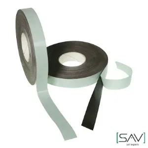 Selbstklebendes Magnetband, Dicke 0,8 mm - SAV magnetshop