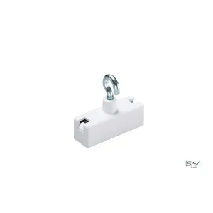 Ceiling magnet in white plastic housing