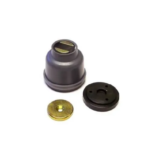 Deurmagneet op rubber basis.