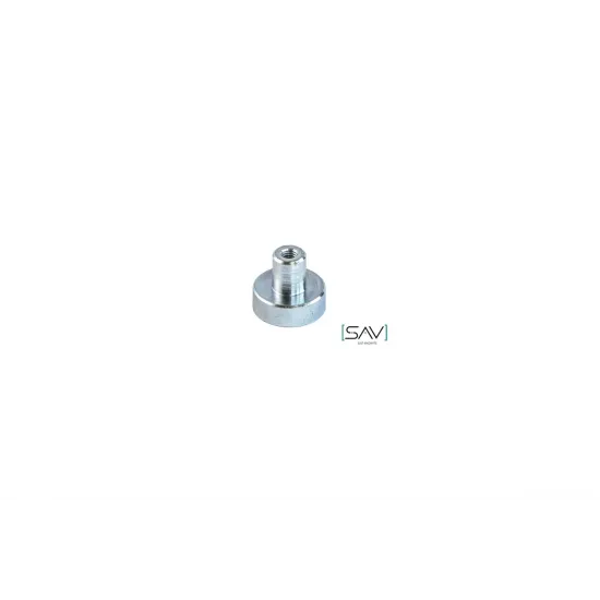 Flachgreifer aus Hartferrit, mit Gewindebuchse, verzinkt ∅ 13 x 4,5 mm, M3 Flachgreifer aus Hartferrit, mit Gewindebuchse, verzinkt ∅ 13 x 4,5 mm, M3