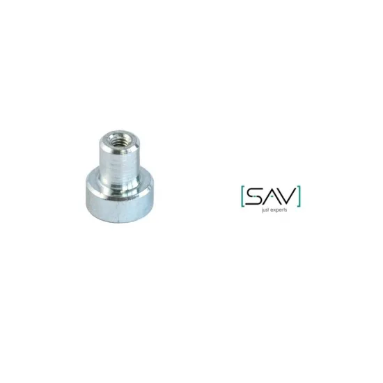 Flachgreifer aus Hartferrit, mit Gewindebuchse, verzinkt ∅ 10 x 4,5 mm, M3 Flachgreifer aus Hartferrit, mit Gewindebuchse, verzinkt ∅ 10 x 4,5 mm, M3