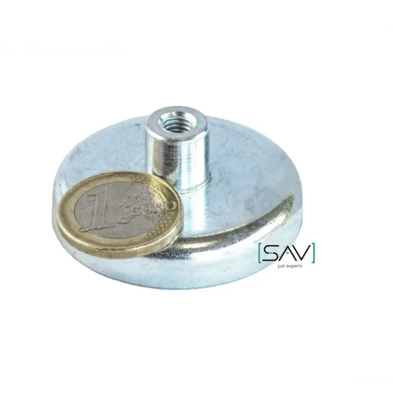 Ferriet potmagneet met draadbus  SAV 240.02-MH2-47 SAV-webshop.nl Ferriet potmagneet met draadbus  SAV 240.02-MH2-47 SAV-webshop.nl