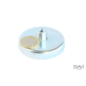 Ferriet potmagneet met draadbus  SAV 240.02-MH2-57 SAV-webshop.nl