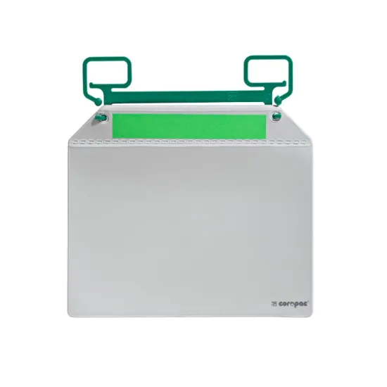 Magnetische Einstecktaschen-Set aus Kunststoff in A5 quer