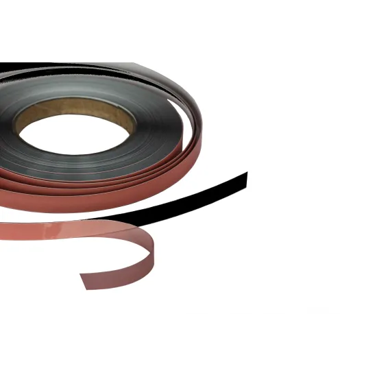 Zwart gelakt staalband, 12,5 mm breed