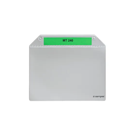 Magnetische Einstecktaschen-Set aus Kunststoff in DIN