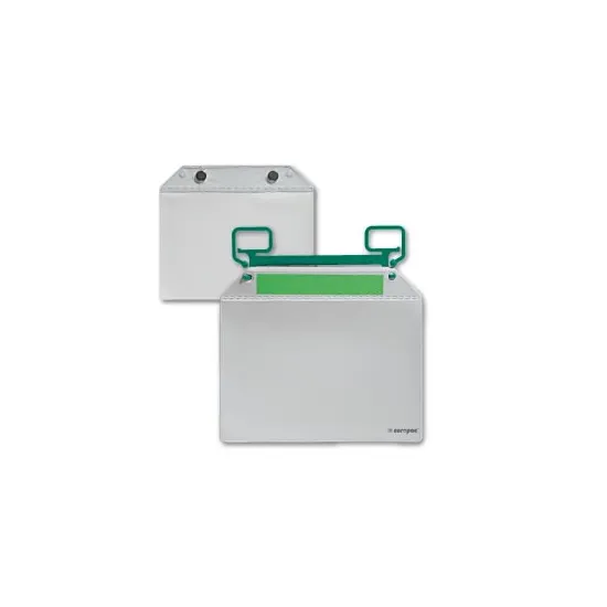 Magnetische Einstecktaschen-Set aus Kunststoff in A5 quer