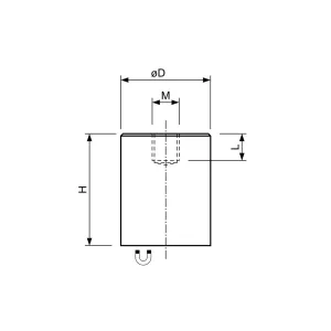 AlNiCo cilindermagneet staal met binnenschroefdraad SAV Webshop.nl