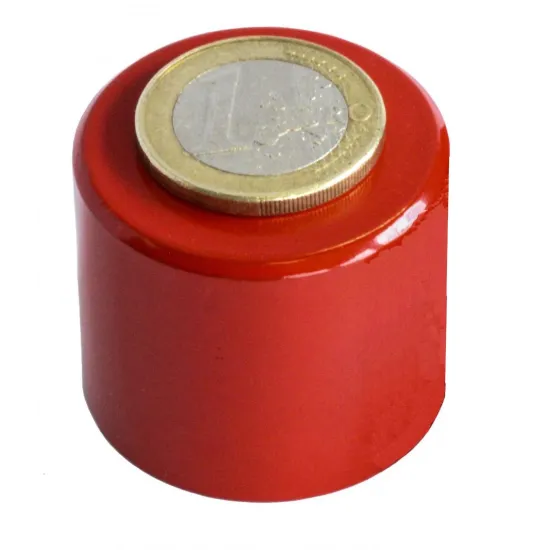 AlNiCo cylinder magnet steel with internal thread SAV Webshop.nl