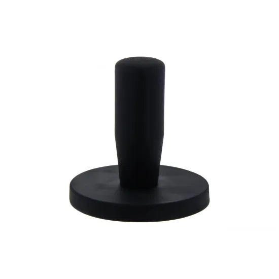 Haltemagnet mit Gummiüberzug, mit Griff, schwarz  88 mm