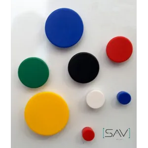 Planning board magnet, round with plastic cap | order online