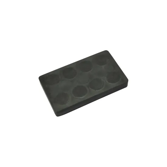 Neodymium magneetsysteem in rubber, rechthoekig met draadgat zwart 74 x 45 mm achterzijde Neodymium magneetsysteem in rubber, rechthoekig met draadgat zwart 74 x 45 mm achterzijde