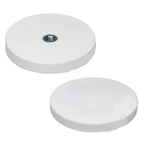 Neodymium magneetsysteem rubber draadgat WIT