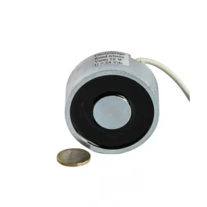 Electromagnet Circular Ø 65mm - 100kg (1000N) - 24V DC | SAV