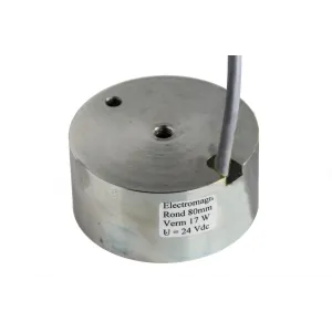 Circular Electro Holding Magnet Ø 80 mm - 220 kg Force | SAV