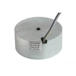 Circular Electro Holding Magnet Ø 100 mm - 340 kg Force | SAV