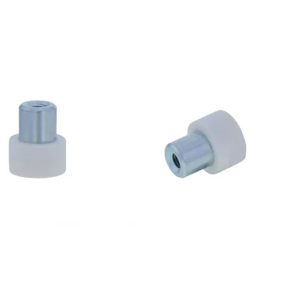 Neodymium magneetsysteem in rubber met draadbus Neodymium magneetsysteem in rubber met draadbus