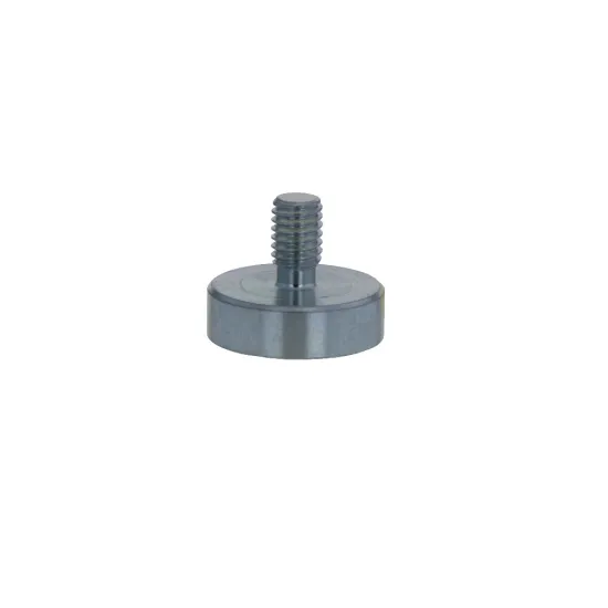 Topfmagnete aus Samarium-Cobalt (SmCo), Stahlgehäuse, mit Außengewinde, verzinkt 20 x 4,5 mm Topfmagnete aus Samarium-Cobalt (SmCo), Stahlgehäuse, mit Außengewinde, verzinkt 20 x 4,5 mm