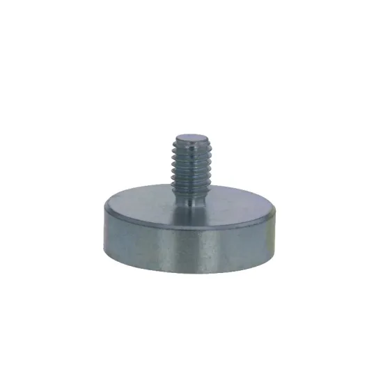 Topfmagnete aus Samarium-Cobalt (SmCo), Stahlgehäuse, mit Außengewinde, verzinkt 25 x 7 mm Topfmagnete aus Samarium-Cobalt (SmCo), Stahlgehäuse, mit Außengewinde, verzinkt 25 x 7 mm