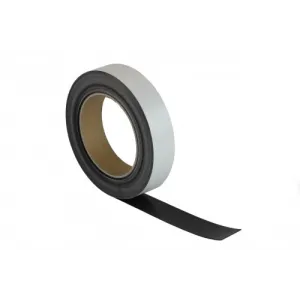 White magnetic label tape, 0.6 mm thick - SAV magnet shop