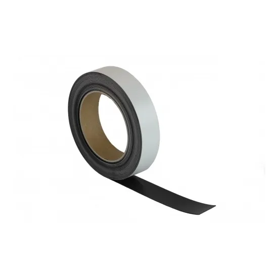 Weißes, magnetisches Etikettenband Weißes, magnetisches Etikettenband