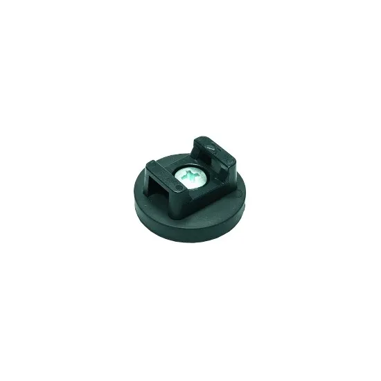 Neodymium magneetsysteem in rubber zadel Ø 31 x 16.8 mm – M5 Neodymium magneetsysteem in rubber zadel Ø 31 x 16.8 mm – M5