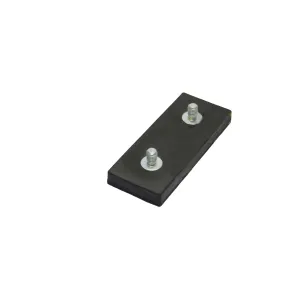 Gummimagnet 2x M4 (55x22,5mm) Neodym | SAV