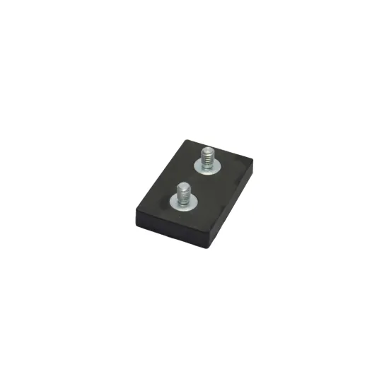 Magnetsystem gummiert 35x22,5mm 2x M4 kaufen Magnetsystem gummiert 35x22,5mm 2x M4 kaufen
