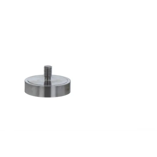 Topfmagnete aus SmCo, Edelstahlgehäuse, mit Außengewinde, dichtgeschweißt, 32 mm