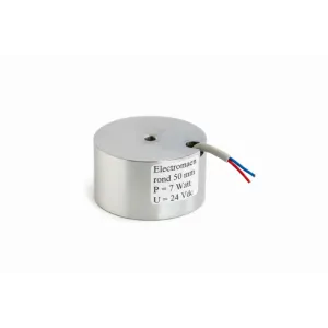 Circular Electro Holding Magnet Ø 50 mm - 70 kg Force | SAV