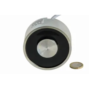 Elektromagneet Rond Ø 80mm - 220kg (2200N) - 24V DC | SAV Elektromagneet Rond Ø 80mm - 220kg (2200N) - 24V DC | SAV