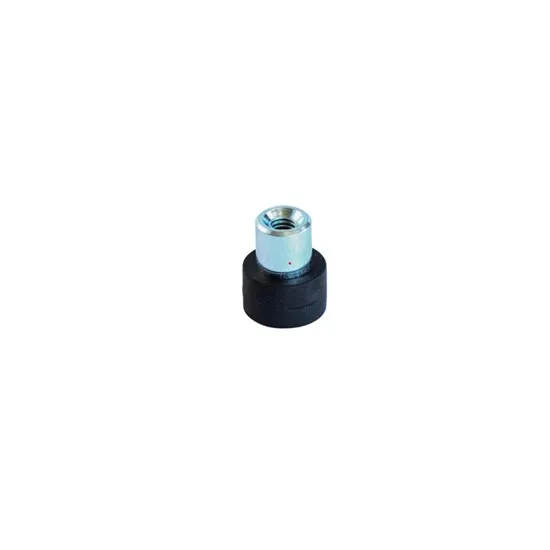 Rubber magneet M4 draadbus Ø12mm zwart Neodymium | SAV-Webshop