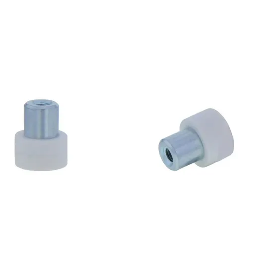 Rubber magneet M4 draadbus Ø12mm wit neodymium Rubber magneet M4 draadbus Ø12mm wit neodymium