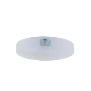 Magnetsystem Gummi Ø31 mm Innengewinde M4 weiß | 8,90 kg Neodym | SAV