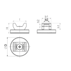 Gummimagnet mit Sattel - Ø 22 mm, Neodym (3,8 kg) | SAV Gummimagnet mit Sattel - Ø 22 mm, Neodym (3,8 kg) | SAV