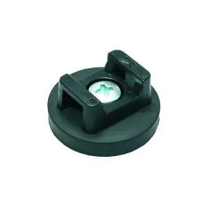 Rubber magneet met zadel - Ø 22 mm, Neodymium (3,8 kg) | SAV