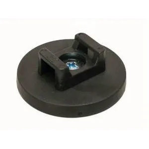 Rubber magnet with saddle - Ø 43 mm, Neodymium (10 kg) | SAV
