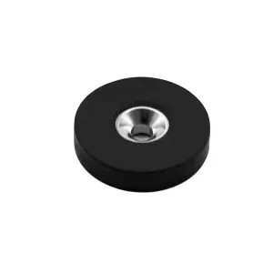 Magnetsystem Gummi Ø12 mm schwarz Senkbohrung | 1,00 kg Neodym | SAV
