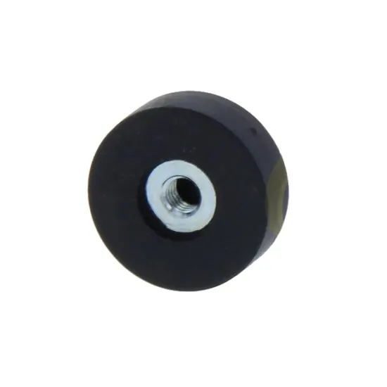 Gummimagnet M5 Innengewinde Ø31mm schwarz Neodym | SAV Gummimagnet M5 Innengewinde Ø31mm schwarz Neodym | SAV