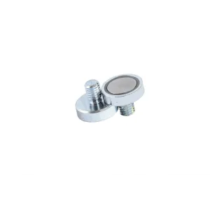 Neodymium potmagneet draadstift verzinkt Ø 16 mm
