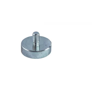 Neodymium pot magnet threaded stud Ø25mm M6 | 20.0 kg | SAV