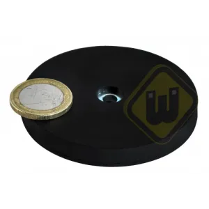 Gummimagnet Senkung Ø66mm schwarz | SAV