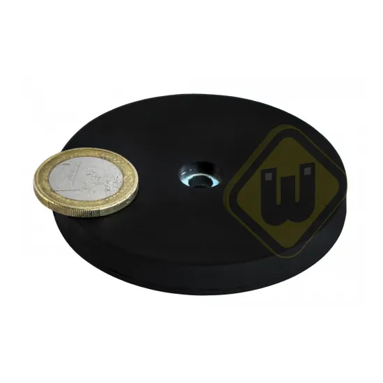 Gummimagnet Senkung Ø66mm schwarz | SAV