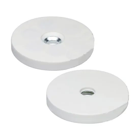 Rubber magnet countersunk Ø12mm white | SAV Rubber magnet countersunk Ø12mm white | SAV
