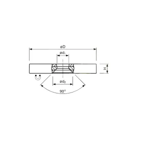 Gummi Neodym-Magnet mit Sackloch, Weiß, 88 mm| SAV Gummi Neodym-Magnet mit Sackloch, Weiß, 88 mm| SAV