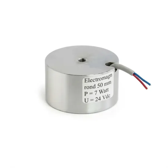 Elektromagnet Rund Ø 40mm - 40kg (400N) - 24V DC | SAV